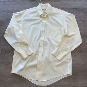 Vtg 100% Cotton Shirt Men's Size Large Multicolor Striped Norm Thompson Casual
